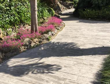 Allées et bordure de jardin en Artevia® Empreinte