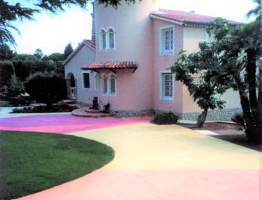 Allées et bordure de jardin en Artevia® Color